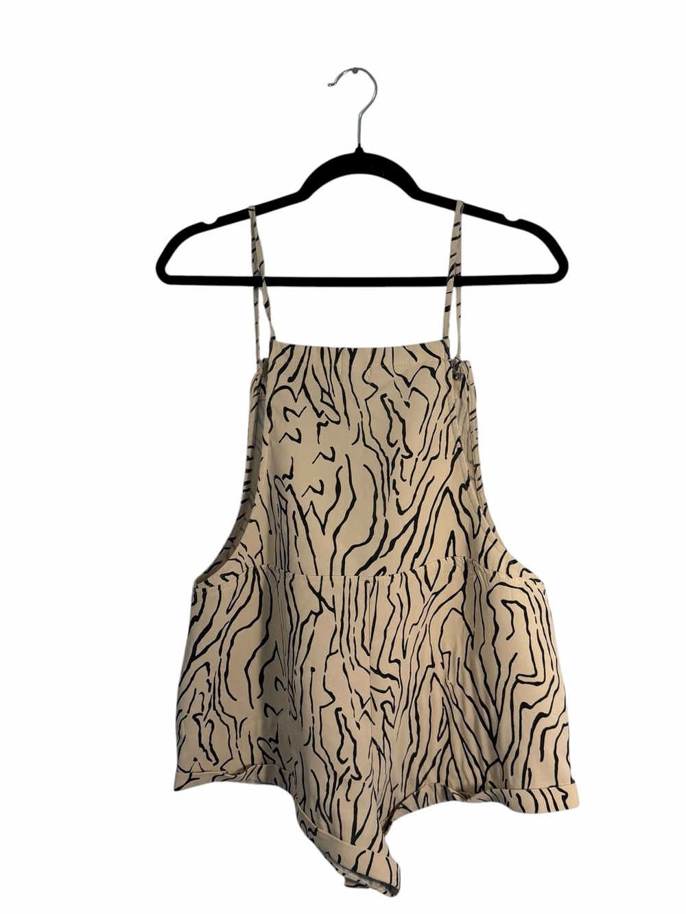 Princess Polly Zebra Print Overall Romper - Picture 3 of 6